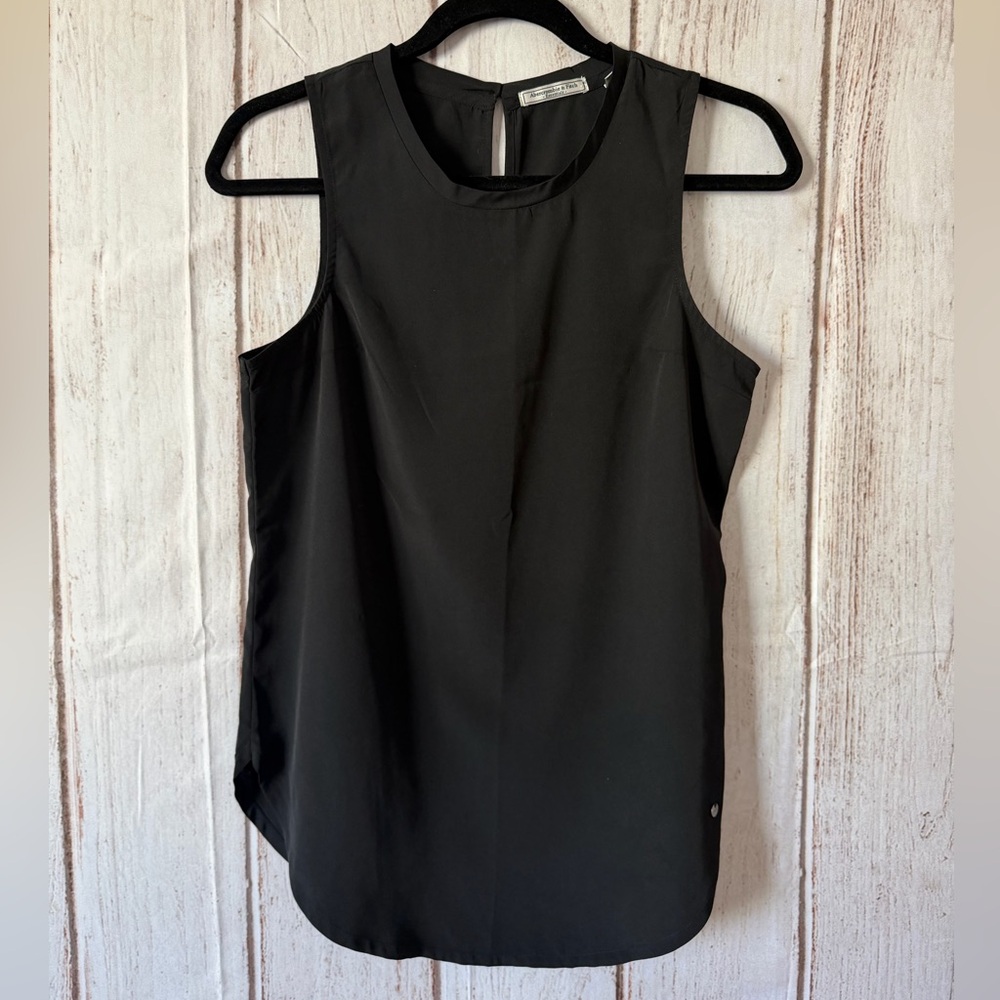 Black Sleeveless Women’s Blouse